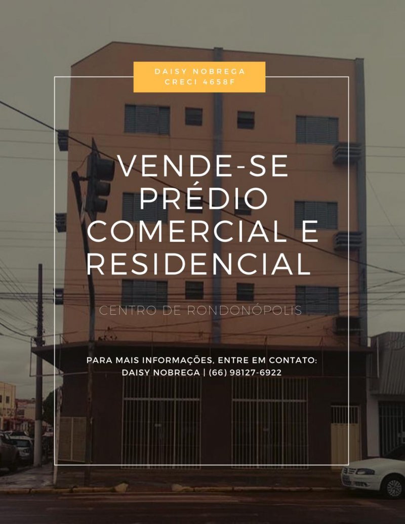 Edifcio Comercial - Venda - Centro - Rondonpolis - MT