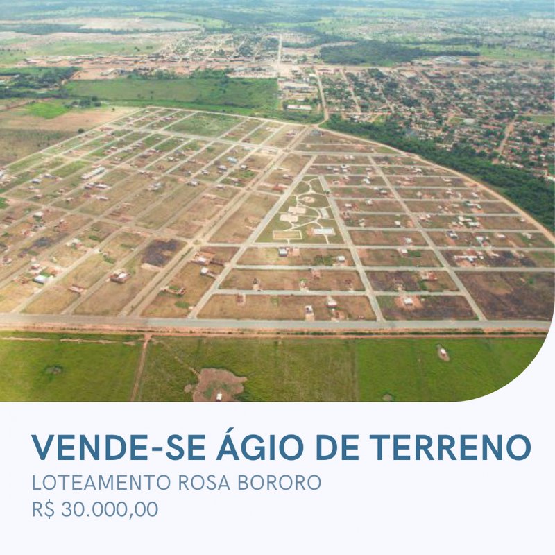 Terreno - Venda - Loteamento Rosa Bororo - Rondonópolis - MT